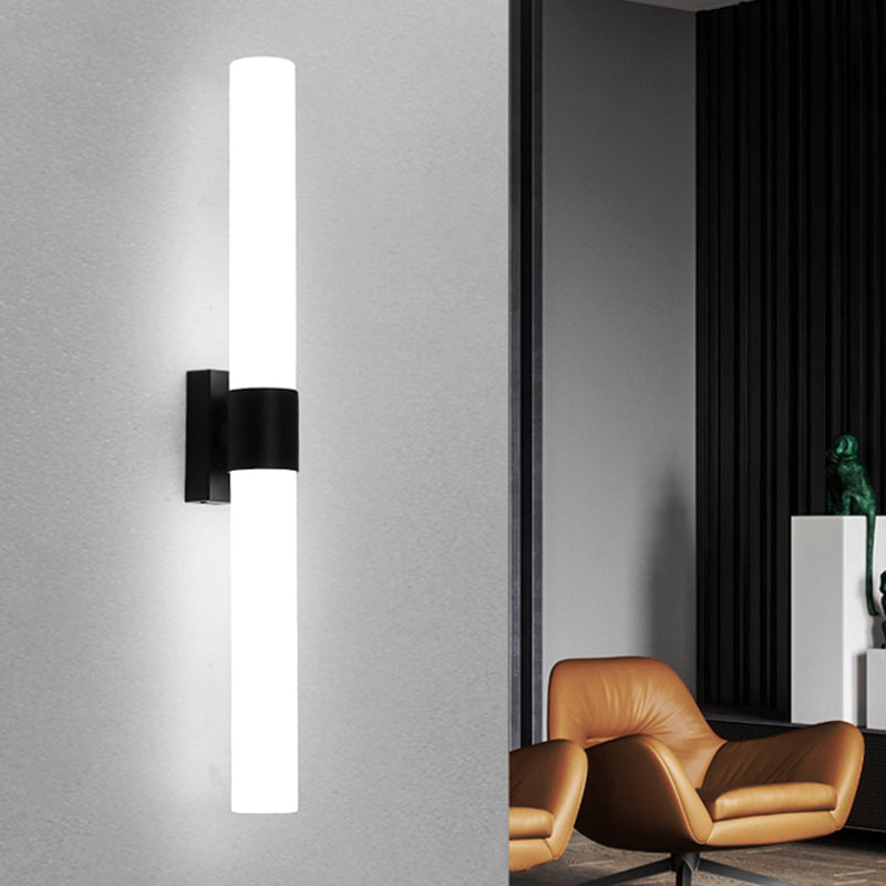 Linear Shape Metal Wall Light Modern 2-Lights Wall Mount Lighting