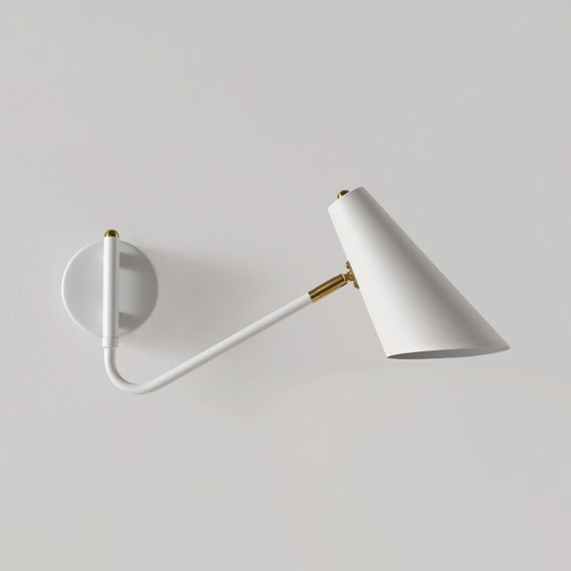 Cone Shape Metal Wall Light Modern Style 1-Light Wall Mount Lighting
