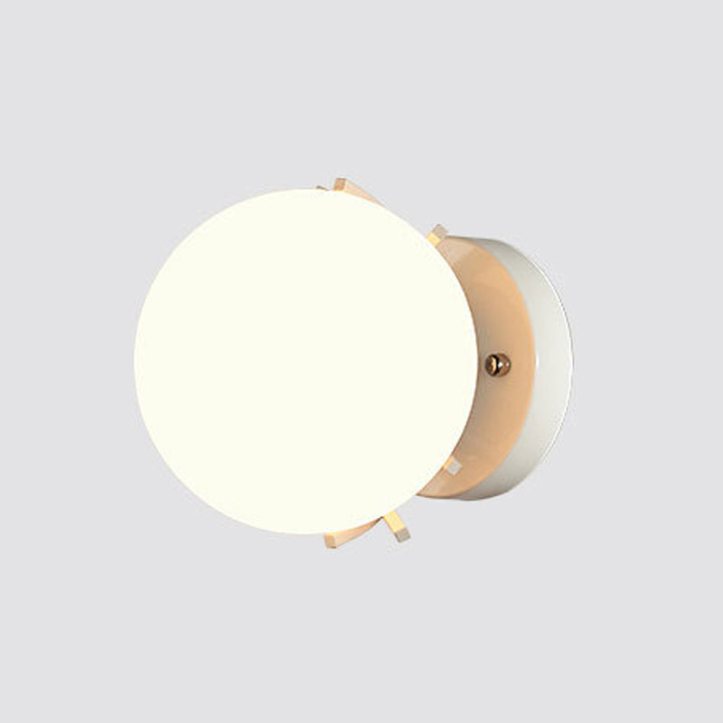 Modern Globe Wall Lamp 1 Light Wall Vanity Lights for Washroom