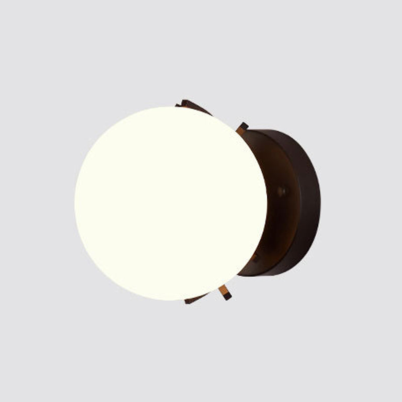 Modern Globe Wall Lamp 1 Light Wall Vanity Lights for Washroom