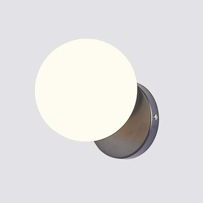 Modern Globe Wall Lamp 1 Light Wall Vanity Lights for Washroom