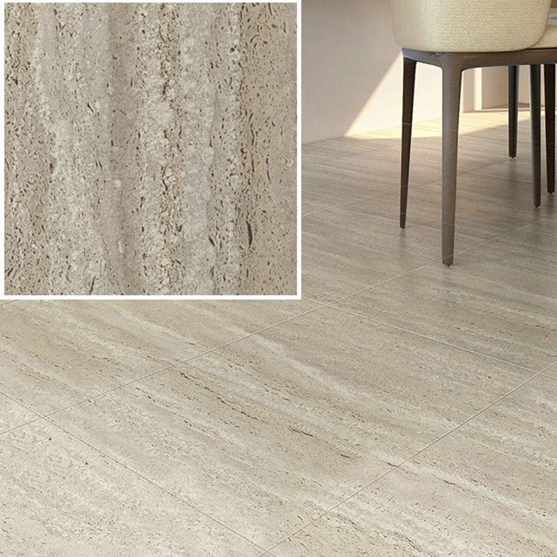 Peel and Stick Vinyl Flooring Low Gloss Vinyl Flooring with Stone Look