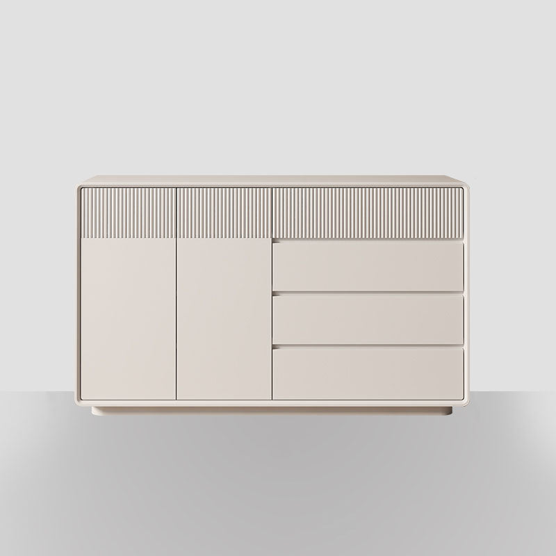 Contemporary Horizontal Combo Dresser Wooden Storage Dresser for Bedroom