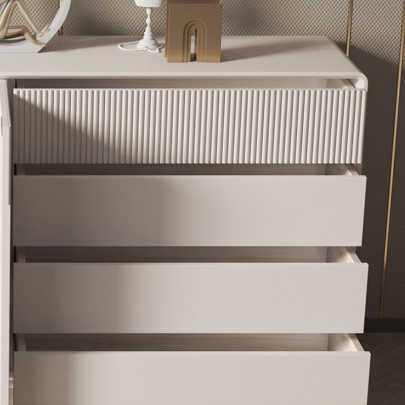 Contemporary Horizontal Combo Dresser Wooden Storage Dresser for Bedroom