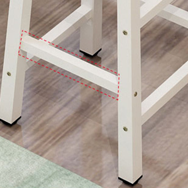 Modern Style Rectangle Bar Table Wood Table Metal Base for Dining Room