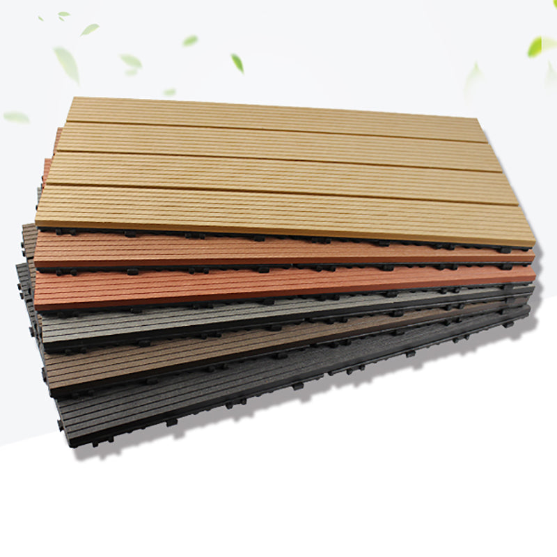 12" X 24" Deck/Patio Flooring Tiles 4-Slat Floor Board Tiles