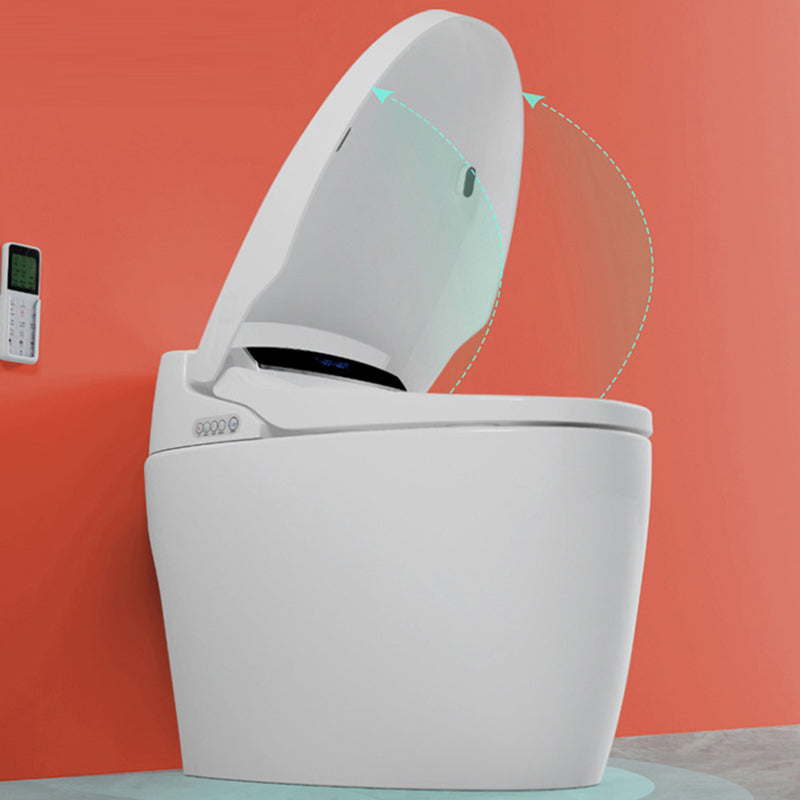 Contemporary Floor Mounted Flush Toilet Siphon Jet Ceramic Urine Toilet for Washroom