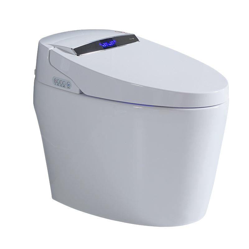 Contemporary Floor Mounted Flush Toilet Siphon Jet Ceramic Urine Toilet for Washroom