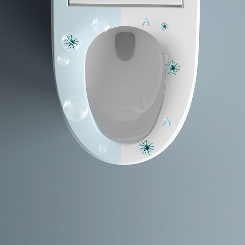Contemporary Floor Mounted Flush Toilet Siphon Jet Ceramic Urine Toilet for Washroom