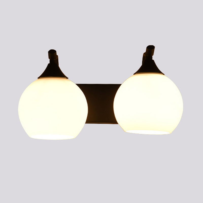 Contemporary Wall Lamp Glass Wall Vanity Lights for Washroom