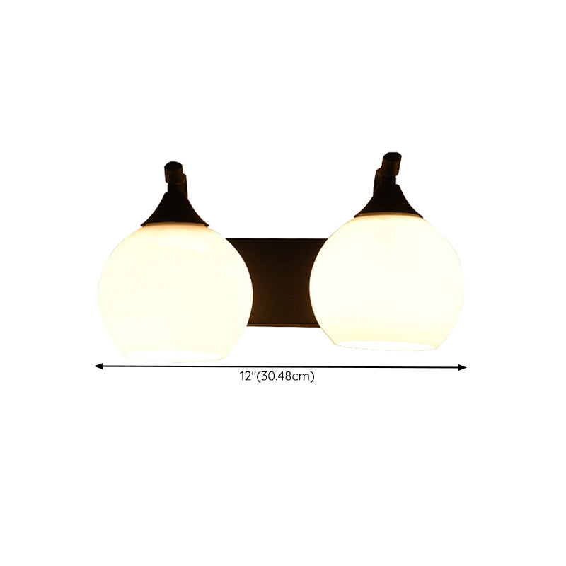 Contemporary Wall Lamp Glass Wall Vanity Lights for Washroom