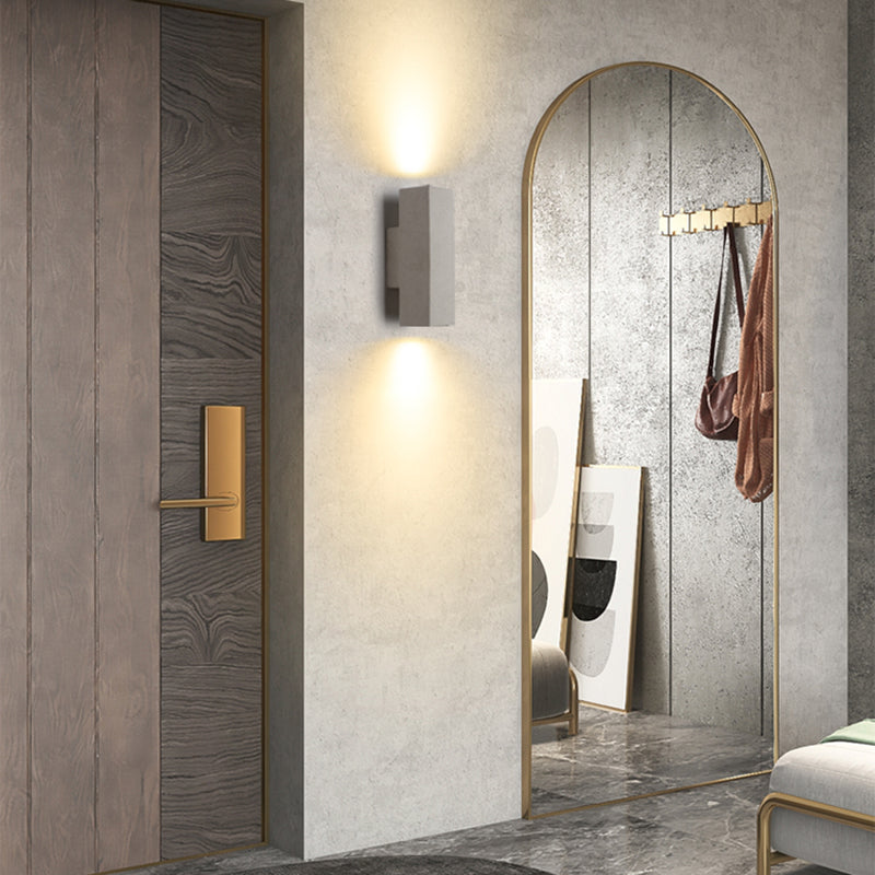 Modern Stone Wall Sconce Lighting Black/White Wall Mounted Lights