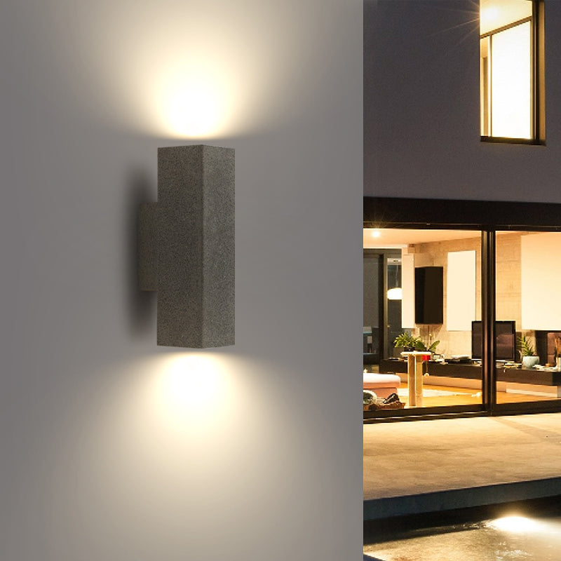 Modern Stone Wall Sconce Lighting Black/White Wall Mounted Lights