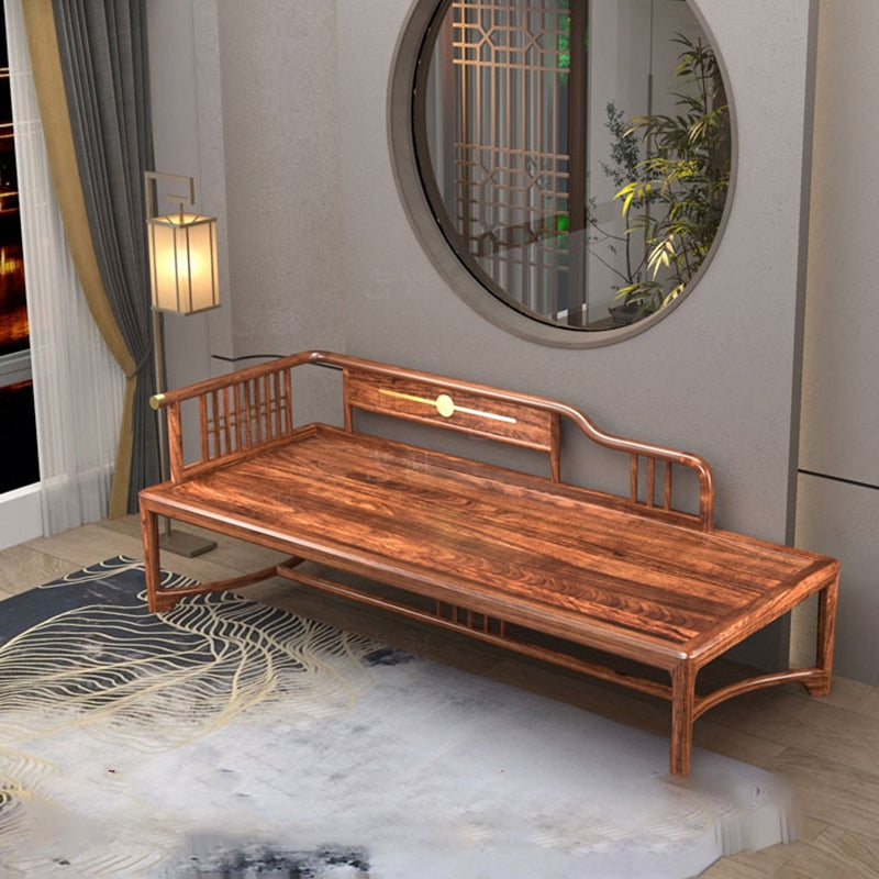 Solid Color Chaise Leather Chaise Lounge Sofa for Living Room