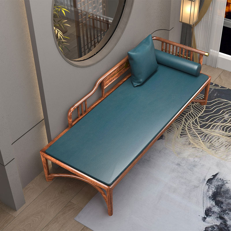 Solid Color Chaise Leather Chaise Lounge Sofa for Living Room