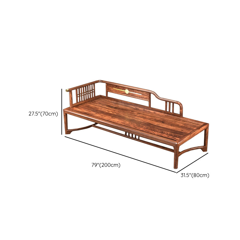 Solid Color Chaise Leather Chaise Lounge Sofa for Living Room