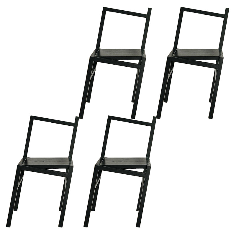 Nordic Style Dining Chairs Solid Wood Dining Chairs for Patio Use