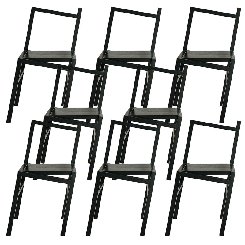 Nordic Style Dining Chairs Solid Wood Dining Chairs for Patio Use