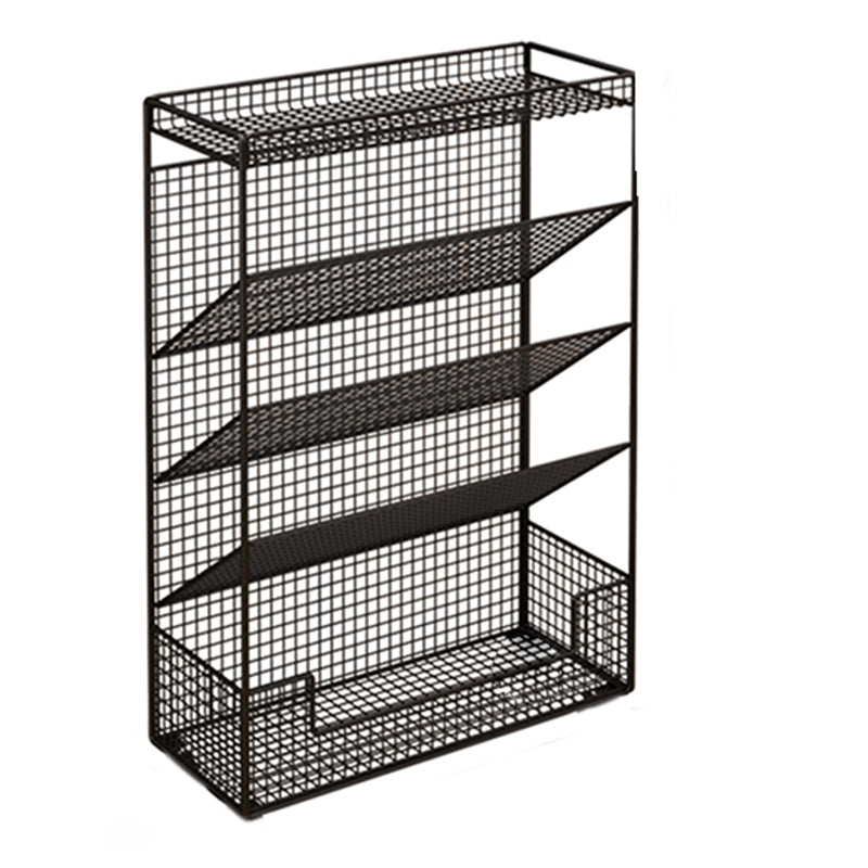Scandinavian Children's Book Display Freestanding Steel Shelf Bookcase