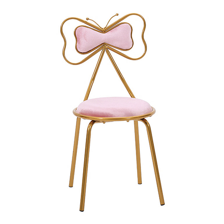 Diseño escandinavo sillas de comedor tapizadas sin brazo