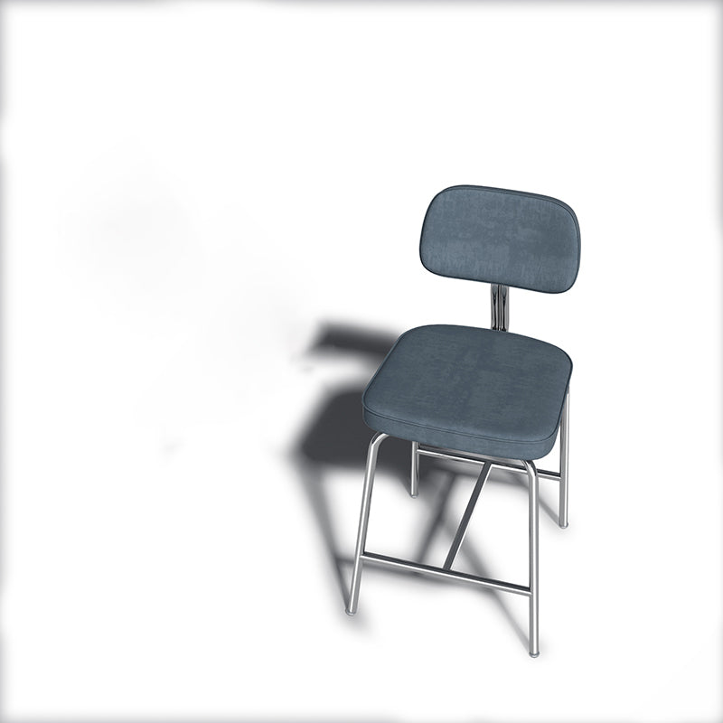 Modern Style Bar Stool Leather Backrest Bar Stools for Dining Room