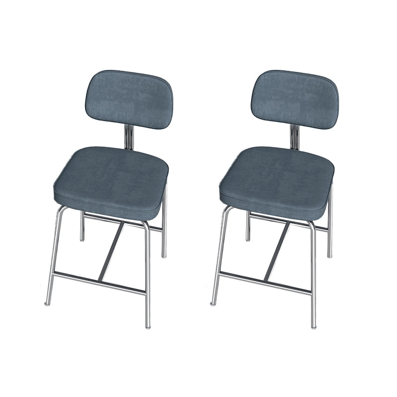 Modern Style Bar Stool Leather Backrest Bar Stools for Dining Room