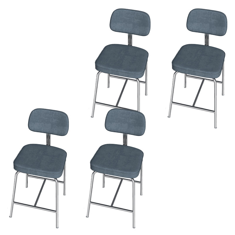 Modern Style Bar Stool Leather Backrest Bar Stools for Dining Room