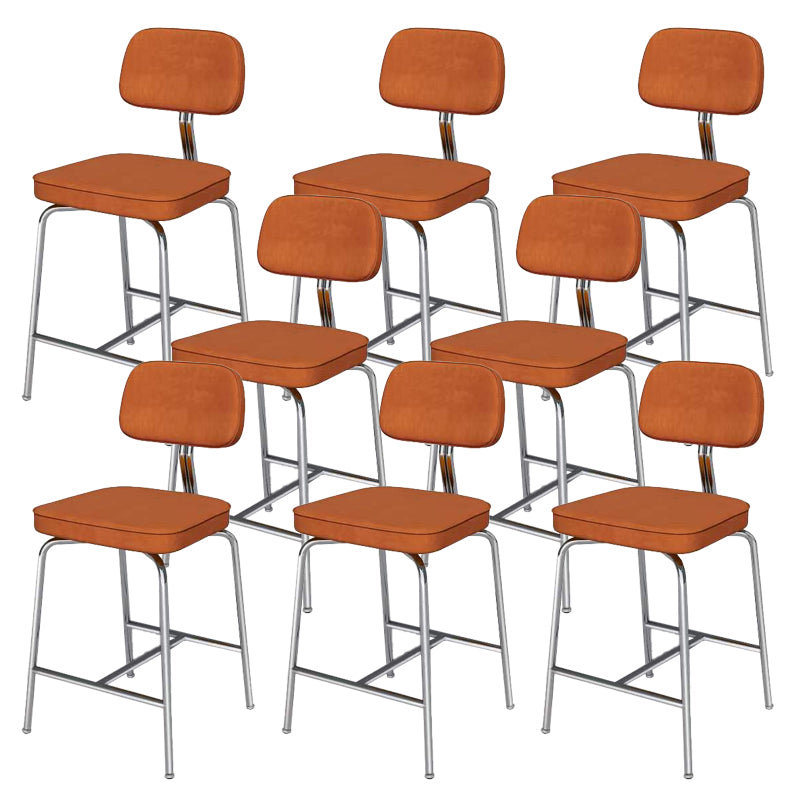 Modern Style Bar Stool Leather Backrest Bar Stools for Dining Room