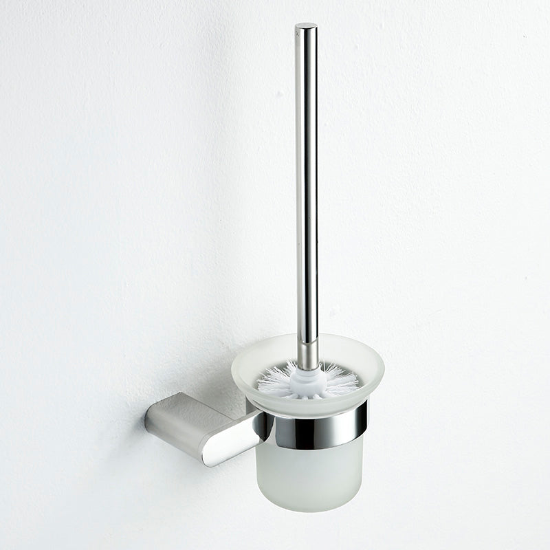 Contemporary Bathroom Accessory As Individual Or As a Set in Silver