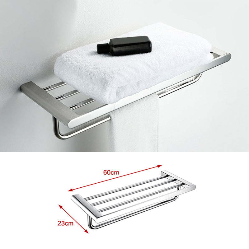 Contemporary Bathroom Accessory As Individual Or As a Set in Silver