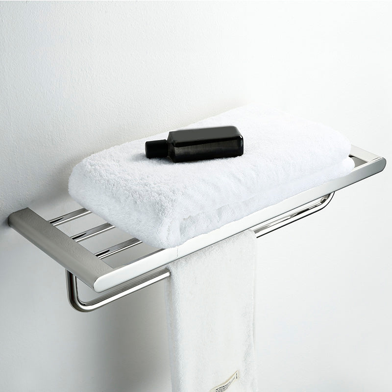 Contemporary Bathroom Accessory As Individual Or As a Set in Silver