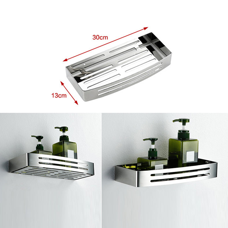 Contemporary Bathroom Accessory As Individual Or As a Set in Silver