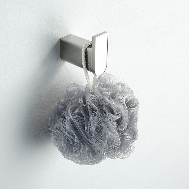 Contemporary Bathroom Accessory As Individual Or As a Set in Silver