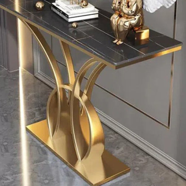 16 inch Wide Accent Table Rectangle Shape Console Table for Hall