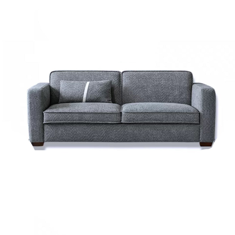 37" Wide Scandinavian Sofa Futon Foldable Upholstered Sleeper Sofa