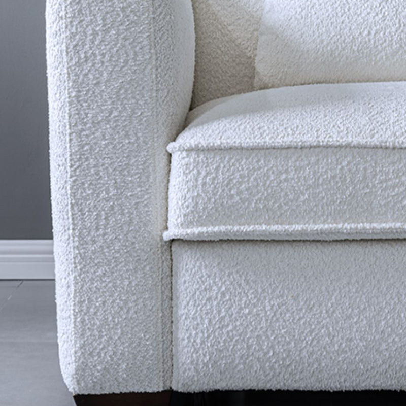 37" Wide Scandinavian Sofa Futon Foldable Upholstered Sleeper Sofa