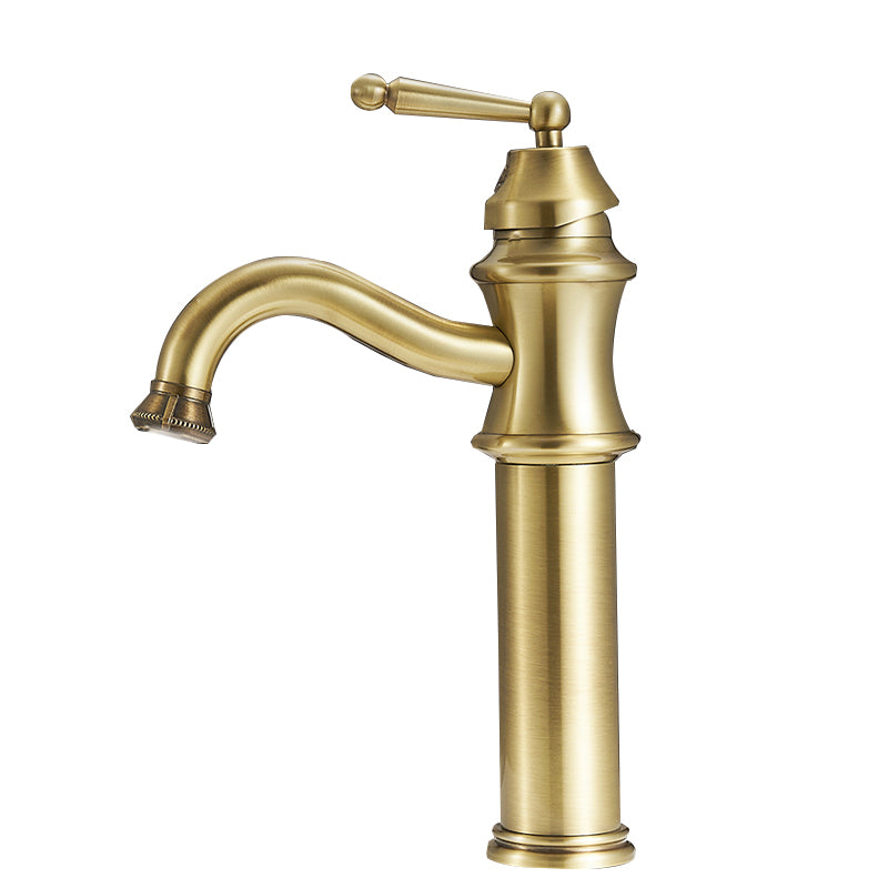 Traditional Kitchen Faucet Brass High Arc Gold Standard Kitchen Faucets Single Handle