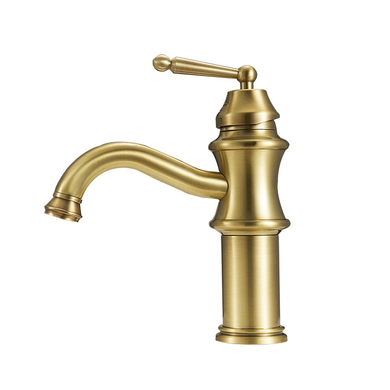 Traditional Kitchen Faucet Brass High Arc Gold Standard Kitchen Faucets Single Handle