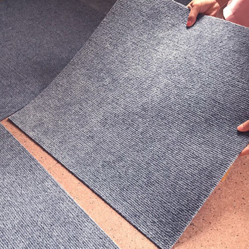 Carpet Tile Non-Skid Fade Resistant Solid Color Self-Stick Peel and Stick Carpet Tiles