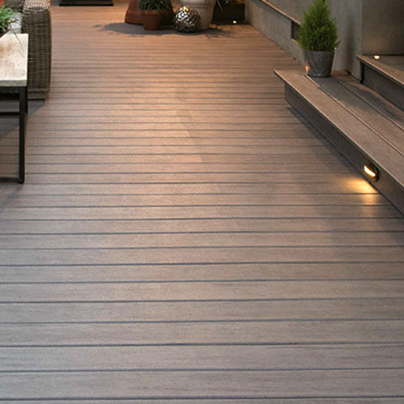 Contemporary Hardwood Deck Tiles Wire brushed Hardwood Flooring