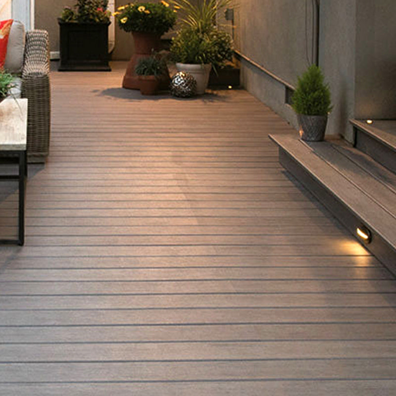 Contemporary Hardwood Deck Tiles Wire brushed Hardwood Flooring