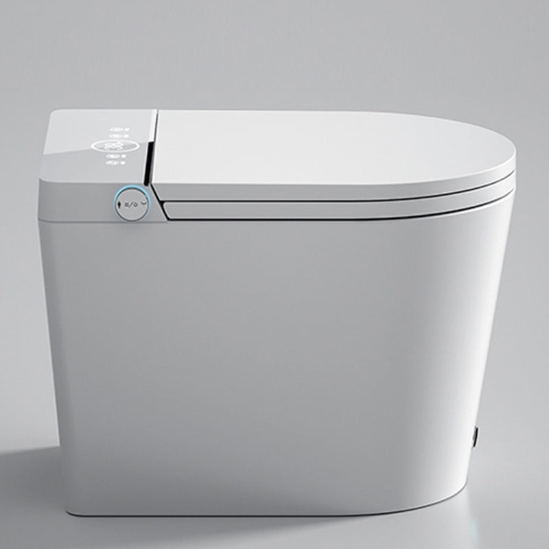 Contemporary Floor Mounted Toilet Heated Seat Included Urine Toilet for Bathroom