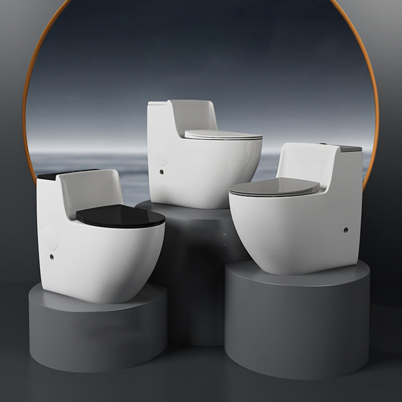 Modern Floor Mounted Flush Toilet Ceramic Siphon Jet Urine Toilet for Bathroom