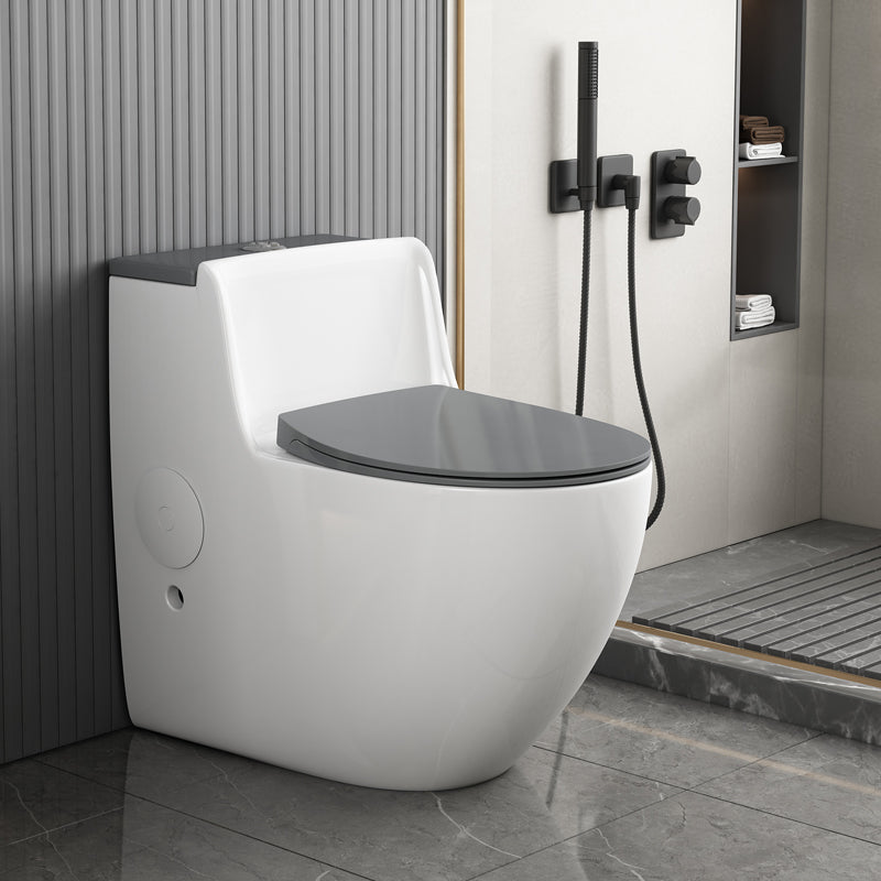 Modern Floor Mounted Flush Toilet Ceramic Siphon Jet Urine Toilet for Bathroom