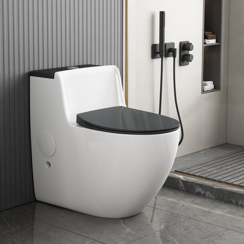 Modern Floor Mounted Flush Toilet Ceramic Siphon Jet Urine Toilet for Bathroom