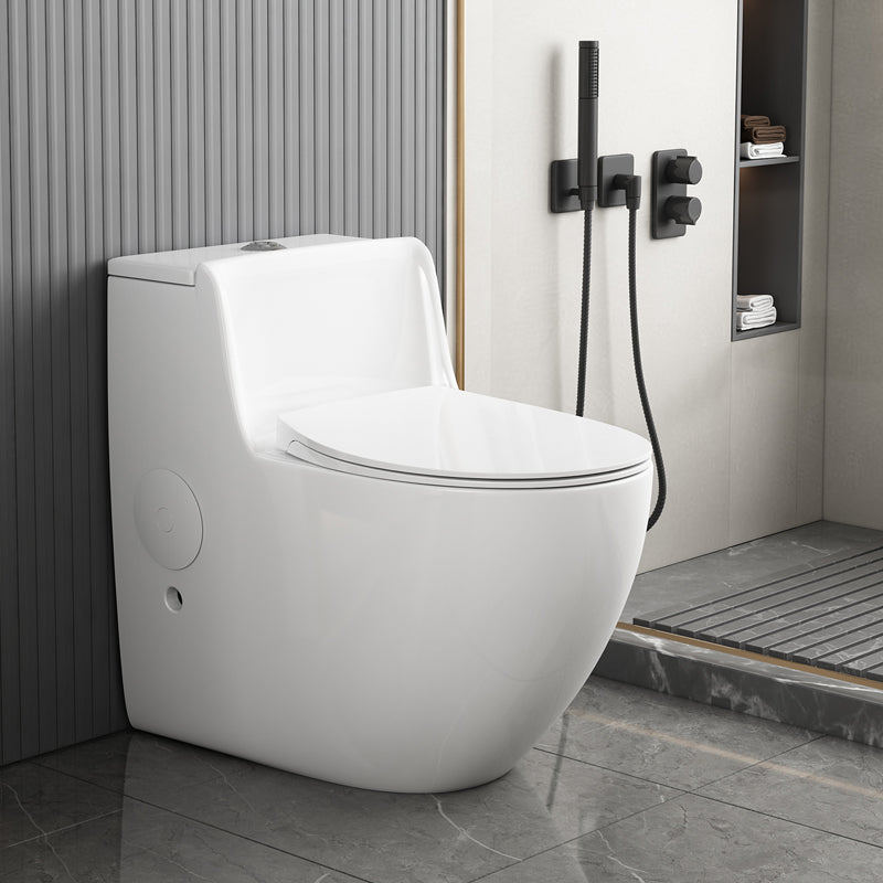 Modern Floor Mounted Flush Toilet Ceramic Siphon Jet Urine Toilet for Bathroom