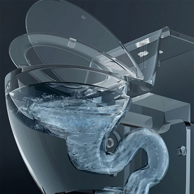 Modern Floor Mounted Flush Toilet Ceramic Siphon Jet Urine Toilet for Bathroom
