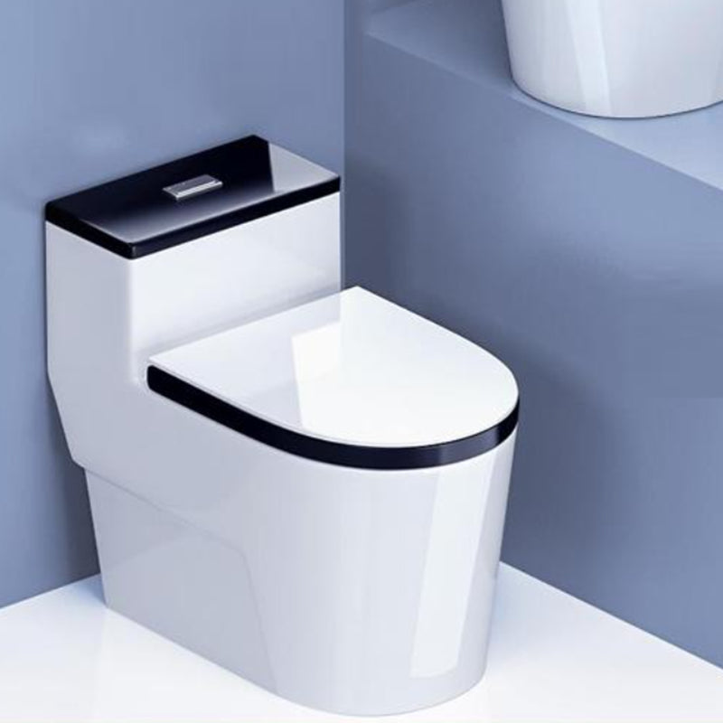 Traditional Floor Mounted Flush Toilet Ceramic Siphon Jet Urine Toilet for Bathroom