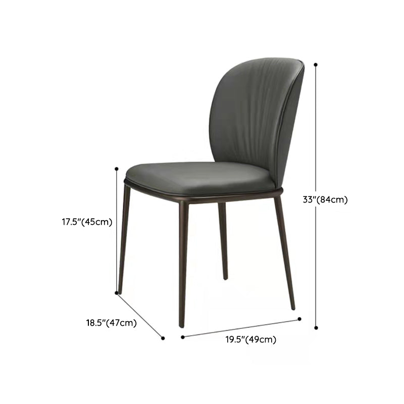 Black Stone Dining Table Set 1/4/5/7 Pcs Indoor Dinette Set with Leather Chairs