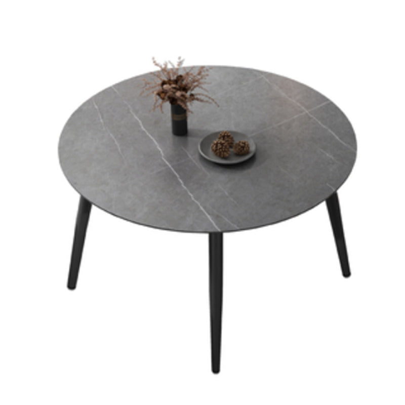 Modern Stone Round Dining Table Set 1/2/4 Pieces Dinette Set